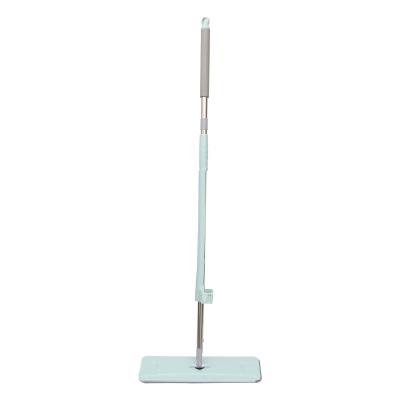 China New Sustainable Flat Broom Household Lengthen Rotating Broom Multifunctional Flat Broom Hand Wash-free for sale