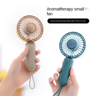 China Handheld Aromatherapy Mini Rechargeable Car Creativeusbsmall Fan Student Dormitory Portable Hand Fan for sale