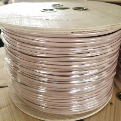 China CCA factory hotsell 4 wire core 4p4c 28awg ADSL telephone cable flat rolls for sale