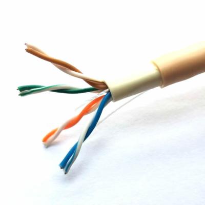 China 1000ft Solid Direct Burial 24AWG UV Double Jacket UTP CAT5e Outdoor Network Lan Cable TJ200623 for sale