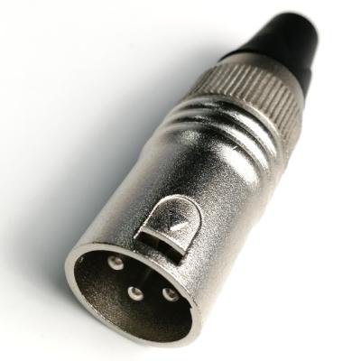 China audio & Male xlr 3pin video gun connector for sale