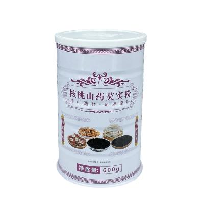 China Food Grade Round Shape 800 g / 1 Kg Empty Infant Formula Round Tin Can Condensed Milk Easy Open Tin Can for sale