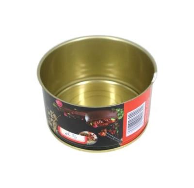 China Custom Food Grade Tinplate Packaging Easy Open Cashew Nuts Empty Tin Cans Sale Easy Open Caviar Metal Can for sale