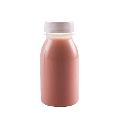 China Wholesale Material 100% Virgin Low Temperature Resistance 8 Ounce Plastic Fruit Tea Bottle With Mood Proof Lid Bpa Free 250ml Juice Bottle Pet for sale