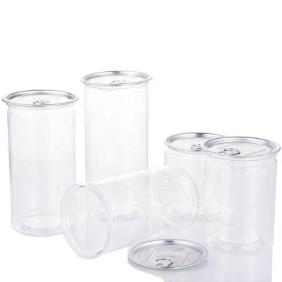 China Wholesale Airtight Material Plastic Food Storage Jar Food Grade Pet/PE Plastic Box For Food Packaging Box for sale