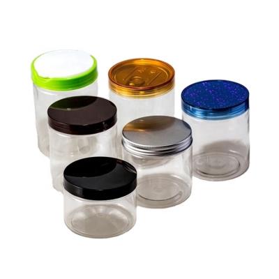 China Airtight Moisture Resistant Clear Plastic Boxes Wholesale Sealed With Aluminum Skin Off Lid And Screwed Lid In Varies Sizes for sale