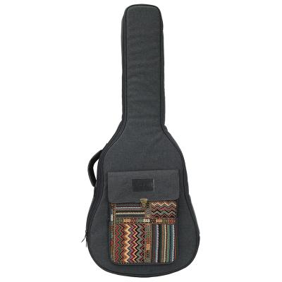 China Waterproof Guitar Bag 40 Brand Gitar/Bass Longteam 41 Inch Acoustic Guitar Backpack Bohemian Style Guitar Style Case Instrument Music Guitar Bag for sale