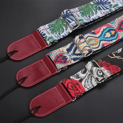 China Custom Guitar and Acoustic Guitar Strap Leather Bass Straps for Electric Guitar Wholesale Price for sale