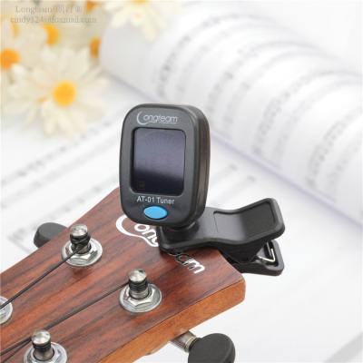 China Detachable Classical Acoustic Guitar Tuner GUITAR Ukulele Guitar and Bass Tuner Violin Accessories LONGTEAM AT-01 for sale