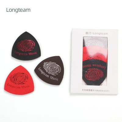 China Soft Sheepskin Leather Pick For Ukuleles, Quality Guitar Accessories Leather Picks Musical Instruments for sale