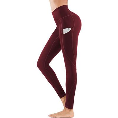 China 2021 Design Low Price Women High Waisted Workout Yoga Pants Breathable Leggings for sale