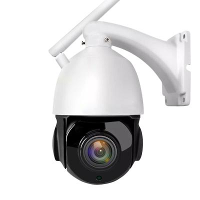 China Wireless Outdoor AI Wifi TF Card Camera Metal IP 8MP 4K Zoom 30x PTZ Onvif CCTV Dome P2P CCTV Human Auto Tracking Security Camera for sale