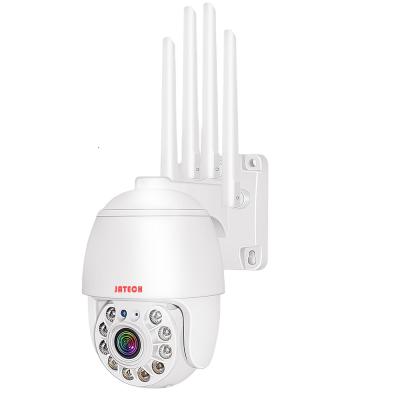 China Mini Metal 5MP WIFI IP Speed ​​Dome Security Camera With Siren Intercom Onvif P2P IP66 TF Card Outdoor PoE CamHi Sensor for sale