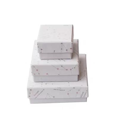 China Materials China Factory Recycled Fancy Ring Trinket Bracelet Jewelry Packaging Paper Set Cardboard Box for sale