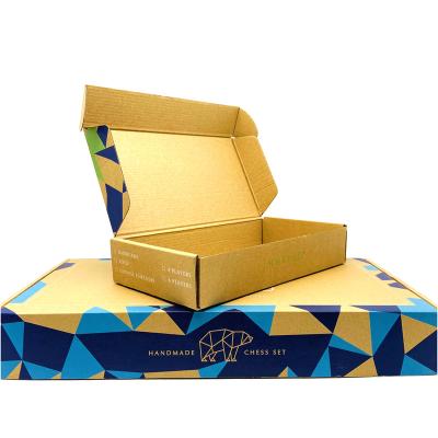 China Biodegradable Custom Logo Color Printing Kraft Corrugated Materials Small E-commerce Listing Recycled Mailing Box for sale