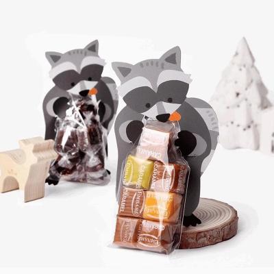 China Recycled Materials Koala Bear Rabbit Baking Candy Candy Packaging Bag Custom Cute Animal Gift For Kids for sale