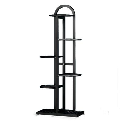 China Durable Multilayer Indoor Balcony Home Decoration Indoor Home Decoration Wrought Iron Flower Shelf Dill Green Potted Plants Rack Rack Plants à venda