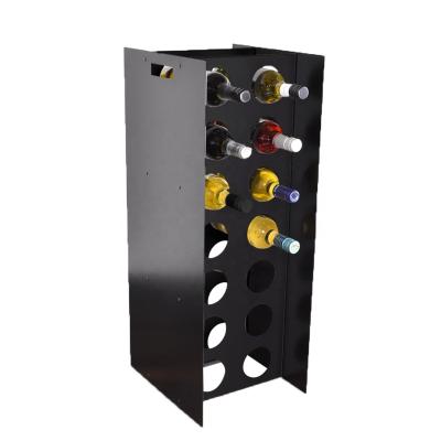 Κίνα Modern Design Durable Free Standing Steel Wine Rack Beer Storage Cabinet Hold 14 Bottle προς πώληση