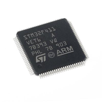 China Electronic Component TM32F411VET6 Integrated Circuit Standard High Quality Microcontroller IC STM32F411VET6 for sale