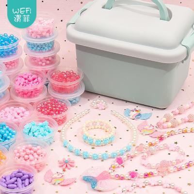 China Toys wholesale beaded children's DIY handmade bracelet package material jewelry girl birthday gift RS-009 for sale