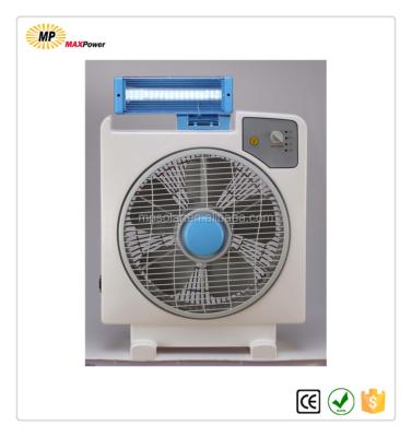 China Over load & Over Discharge Protection Table Rechargeble AC/DC Fan Cheap Price Indian/Pakistan 12inch With LED for sale