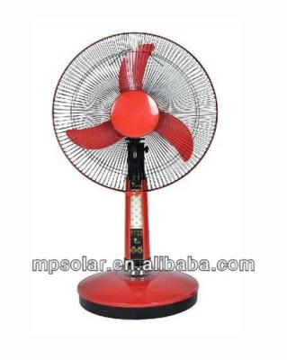 China Over load & DC 220V/110V Over Discharge Electric Fan / Rechargeable Tabletop Fans With Low Batery Price for sale