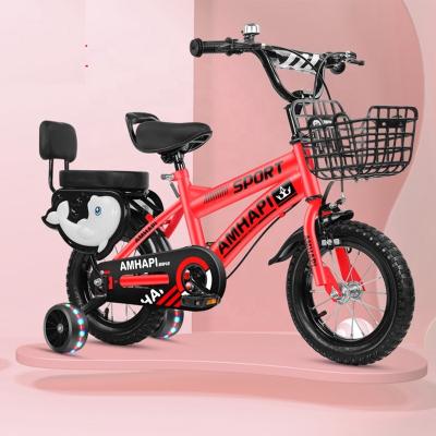 China New Carbon Steel Children's Snap Bicycle 3-8 Years Wheel With Back For Boys And Girls Baby Bicycle Children's Bicycle for sale