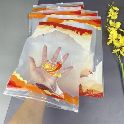 China Eco Manufacturing Recyclable Transparent Biodegradable Packaging Clothing Plastic Packaging Bags for sale