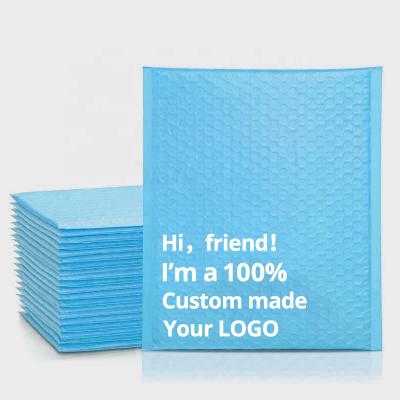 China Custom Design Recyclable and Biodegradable Logo Large Compostable Mailing Bubble Mailer Envelope Packaging Biodegradable Bag for sale