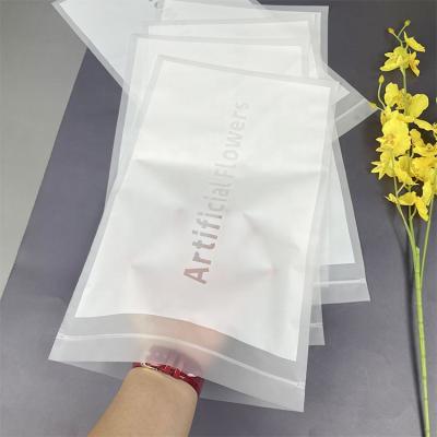 China Recyclable Factory Cheap Custom Printed Logo Frosted Resealable Environmentally Friendly Garment Plastic Packaging Bag for sale