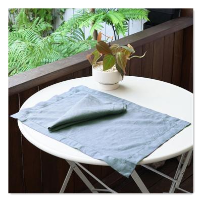 China Washable Tablecloth Dinner Napkin With Punch Needle Place Mat Linen Towel for sale