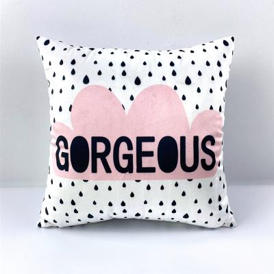 China Anti-Static Hot Selling Kids Cushion Cover Amazon Child Cloud Cushion Best Selling Blanket For Children for sale