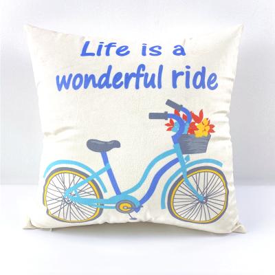 China Fashion Anti-static Home Decorative Bicycle Car Cushion Printed Custom Printed Cover for sale