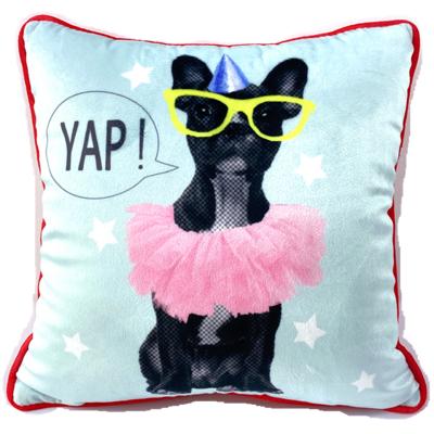 China Anti-Static Popular Animal Cushion Cover Print Pillow Cover For Kids Room Children Cushion Cover for sale