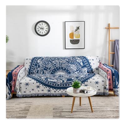 China Anti-pilling vintage couch cover boho throw blanket for home sofa cover 3 seater for sale