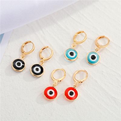 China Yiwu Market Factory Direct Selling Black Lead Free Nickel Free Eye Drops For Earrings For Girls Birthday Gift for sale