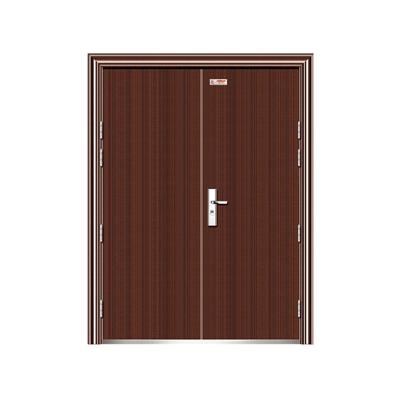 China European Standard Fire Protection Luxury Hotel Fire Rate Door 60 Minute Stainless Steel Solid Wood Fire Rated Door for sale