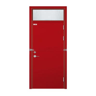 China Wholesale Anti Theft Factory Price 2 Hours Fire Rated Door Metal Hotel Fire Proof Doors for sale