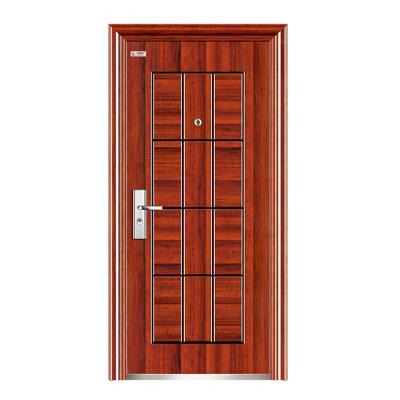 China Chinese Contemporary Household Metal Supplier Exterior Decorative Steel Door Anti-theft Doors for sale