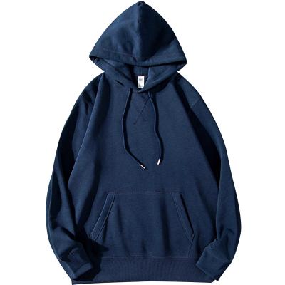 China High Quality Fashion Breathable Vintage Loose Hoodie Men Custom Emboss Heavyweight Organic Cotton Hoodies for sale