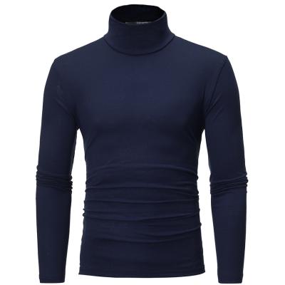 China Breathable Best Selling Stylish Custom Turtle Neck Sweater Long Sleeve Slim Fit Sweater Men for sale