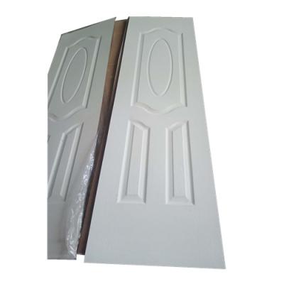 China Modern white primer hdf 920*2150mm molded wood door cladding panel for sale