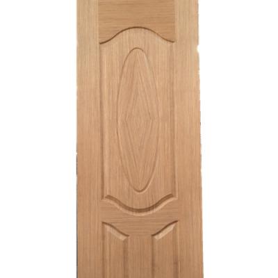 China Modern Natural Wood Veneer MDF Molded Door Skin for sale