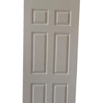 China Modern white primer hdf 3mm molded door skin for sale