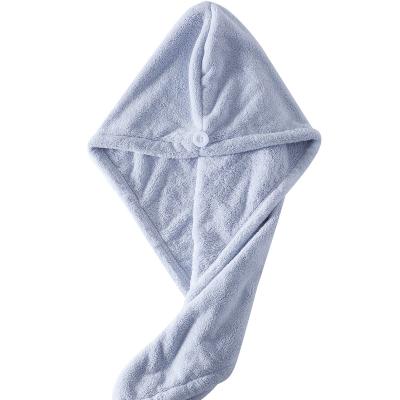 China QUICK-DRY High Quality Protect Hair 25x68cm Microfiber Quick Dry Hair Turban Microfiber Hair Towel Wrap for sale