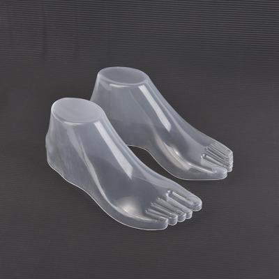 China Other Plastic Shoes Display Stand Foot Female Plastic Model Tools For Sandals Display for sale