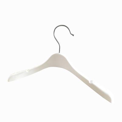 China Durable Custom Strong Goods Hanger Fashion Plastic Cheap Child Clothes Shirt Coat Scarf Hanger for sale