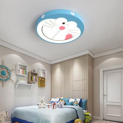 China Modern Smart Living Room Dining Room Bedroom Modern AI LED Certified Doraemon Acrylic Ceiling Lamp for sale