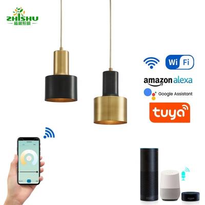 China Modern WIFI smart control dimmable modern creative all design wall copper chandelier for sale