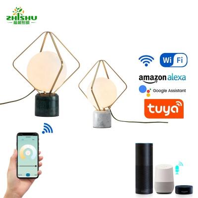 China American Modern WIFI Smart Control LED Dimmable Modern Table Lamp for sale